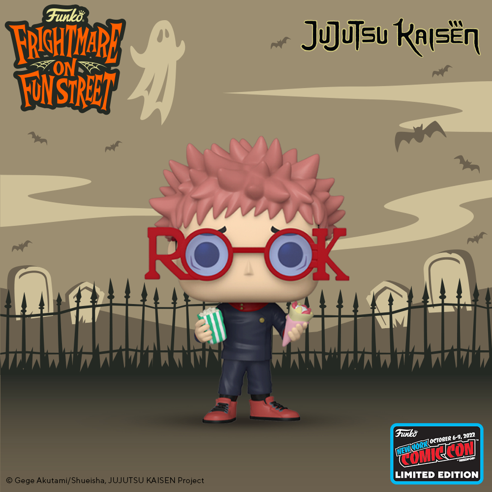 Funko POP! Animation: Jujutsu Kaisen - Itadori with Glasses Funko Pop! Vinyl Figure – NYCC 2022 and Funko Shop Exclusive