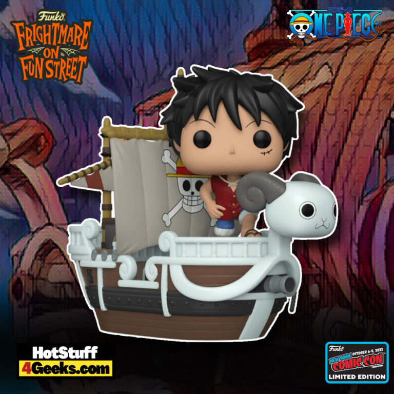 Funko POP! Ride Super Deluxe: One Piece - Luffy with the Going Merry Funko Pop! Vinyl Figure – NYCC 2022 and Hot Topic Exclusive