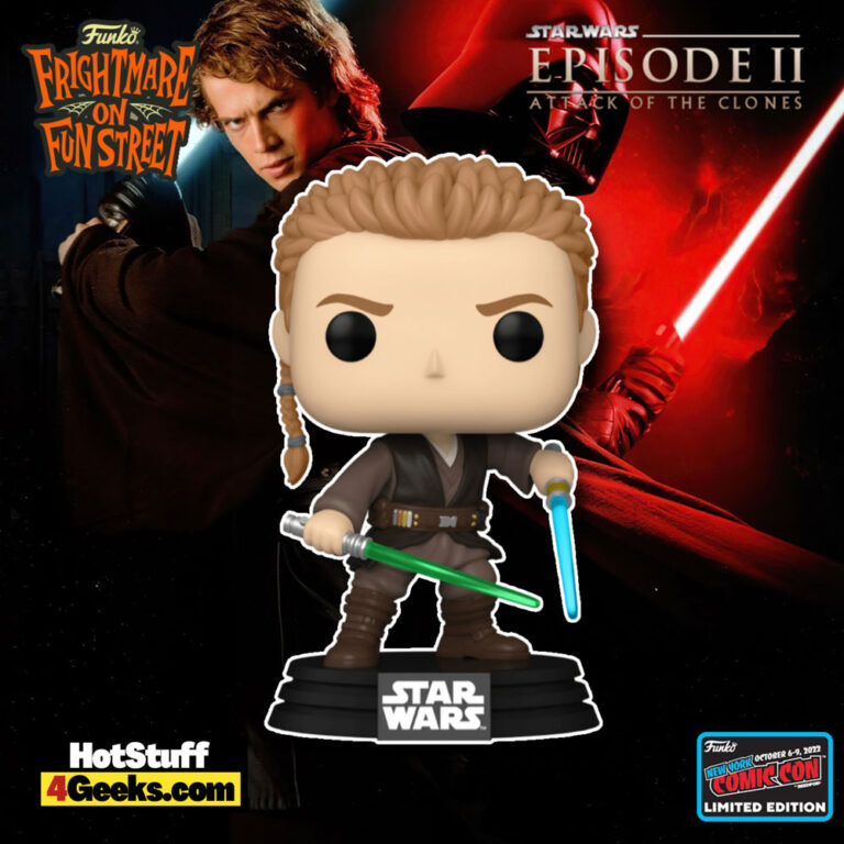 Funko POP! Star Wars: Attack of the Clones – Anakin Skywalker With Lightsabers Funko Pop! Vinyl Figure – NYCC 2022 and Amazon Exclusive