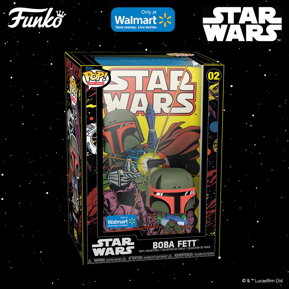 Funko POP! Comic Covers: Star Wars - Boba Fett Funko Pop! Comic Cover Vinyl Figure - Walmart Exclusive