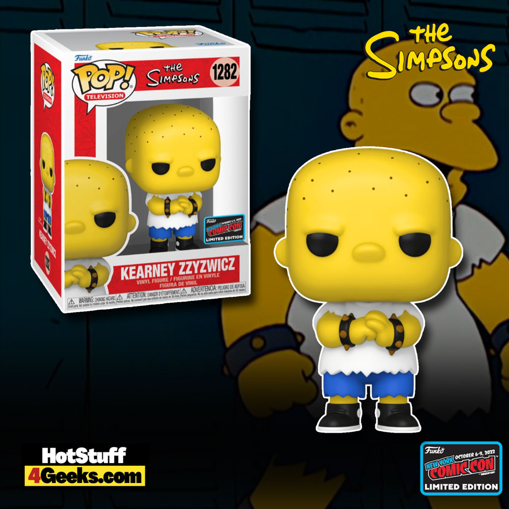 Funko POP! Television: The Simpsons – Kearney Zzyzwicz Funko Pop! Vinyl Figure – NYCC 2022 and Fye Exclusive