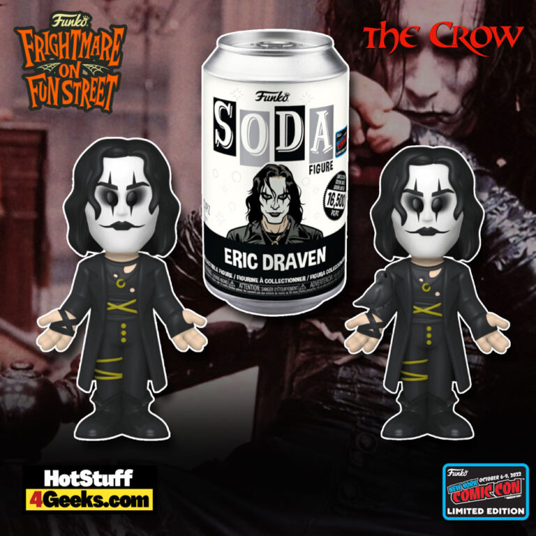 Funko SODA: The Crow - Eric Draven Funko SODA Vinyl Figure with Crow CHASE – NYCC 2022 and Hot Topic Exclusive