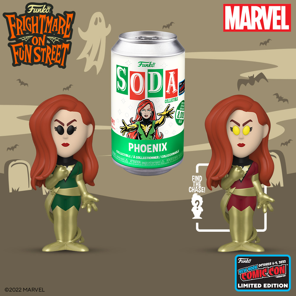 Funko SODA: X-Men - Jean Grey Funko SODA Vinyl Figure with Dark Phoenix CHASE – NYCC 2022 and Funko Shop Exclusive