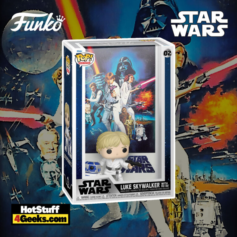 Funko Pop! Movie Posters: Star Wars: Episode IV - A New Hope - Luke Skywalker with R2-D2 Funko Pop! Movie Poster