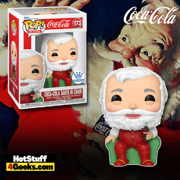 2022 NEW Pop! Icons: Coca-Cola Santa in Chair Funko Pop!