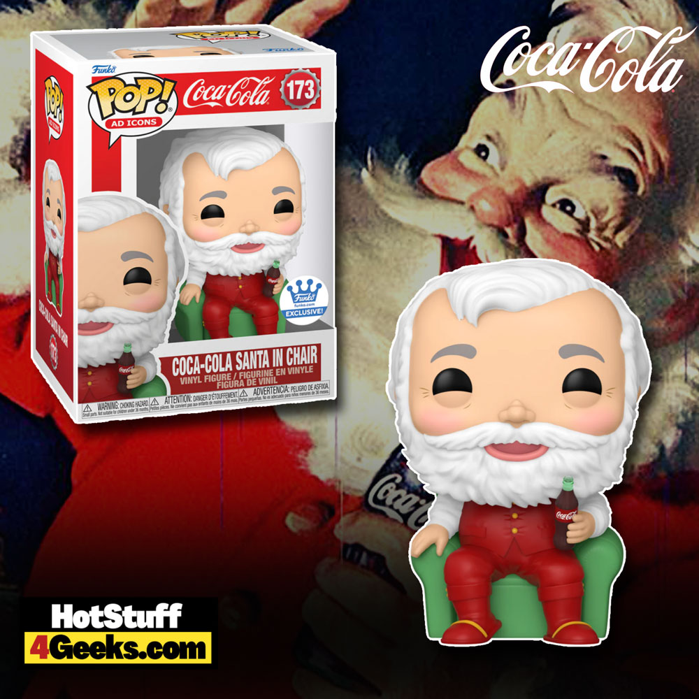 Funko Pop! Ad Icons: Coca-Cola Santa in Chair Funko Pop! Vinyl Figure - Funko Shop Exclusive