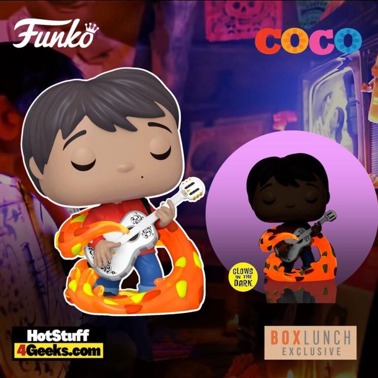 Funko Pop! Movies: Coco - Miguel With Guitar Glow-In-The-Dark (GITD) Funko Pop! Vinyl Figure - BoxLunch Exclusive