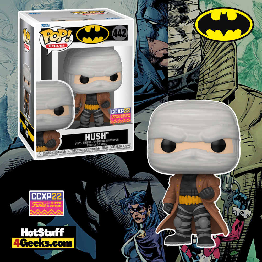 Funko POP! DC Heroes - Hush Funko Pop! Vinyl Figure – 2022 Comic Con Experience CCXP, 2022 Winter Convention, and FYE Exclusive