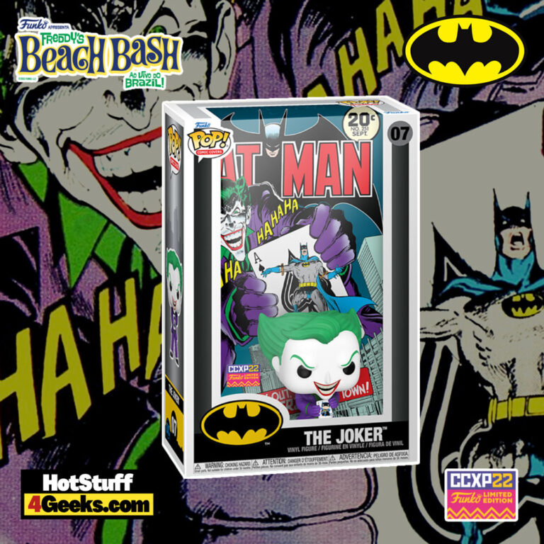 Funko POP! Comic Covers: DC - The Joker (Back in Town) Funko Pop! Comic Cover Vinyl Figure – 2022 Comic Con Experience CCXP, 2022 Winter Convention, and Walmart Exclusive