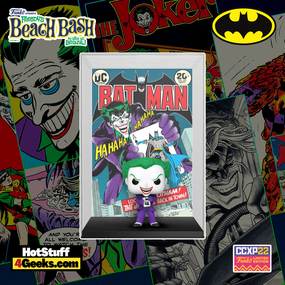 Funko Pop! Comic Cover: The Joker Vinyl Figure (Winter 2022 Shared  Convention Exclusive)