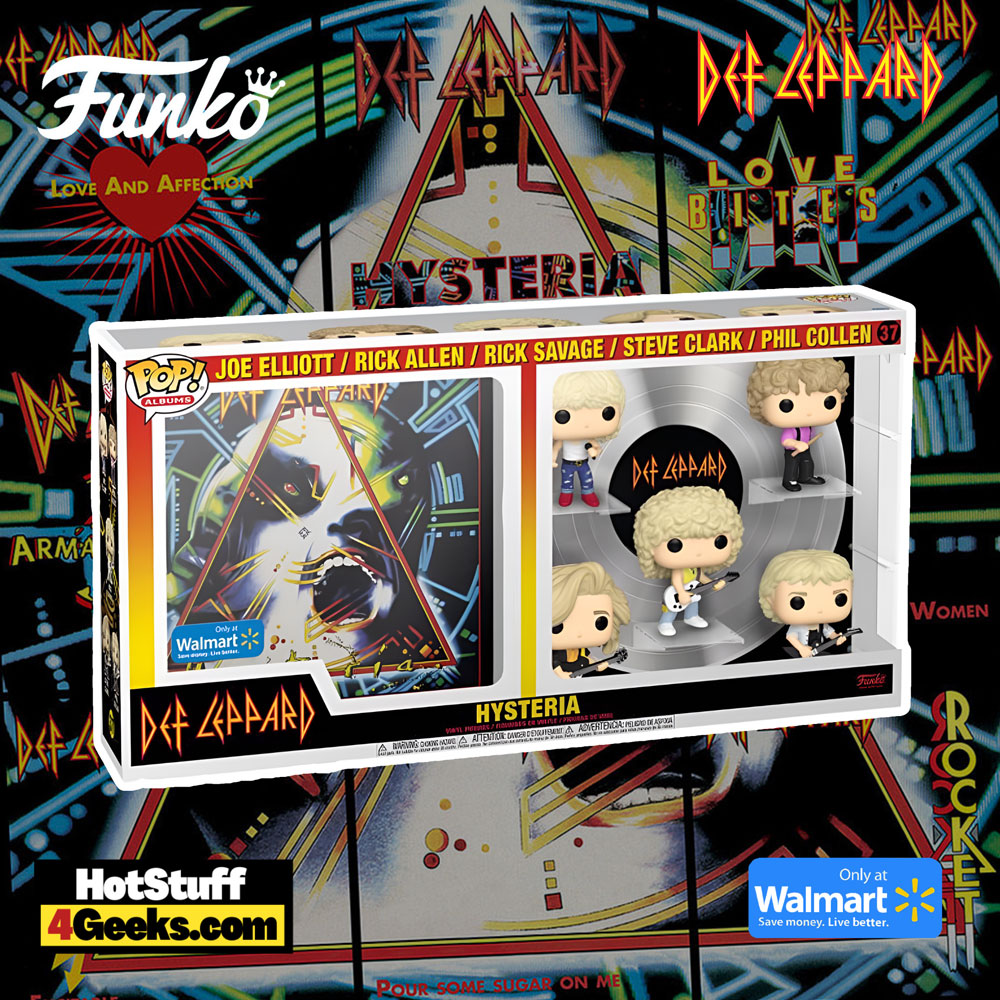 Funko Pop! Albums Deluxe: Def Leppard - Hysteria Funko Pop! Album Vinyl Figure (2022 Limited Edition Walmart Exclusive)