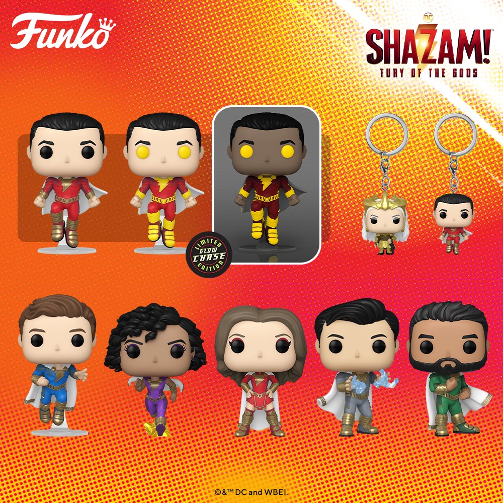 Funko Pop! Movies: DC -  Shazam! Fury of the Gods (Shazam! 2) Funko Pops (2023)
