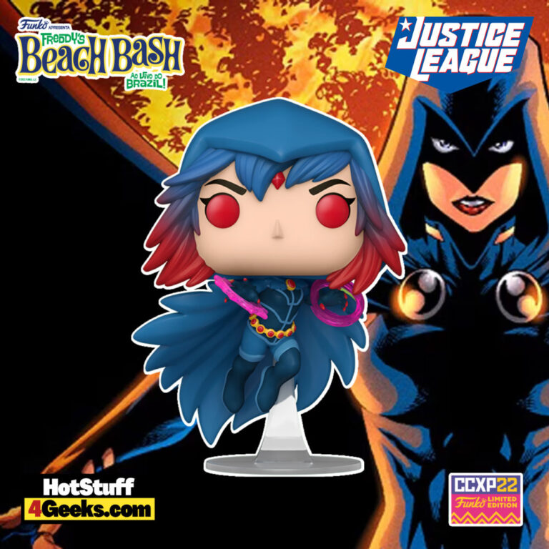 Funko POP! DC Heroes - Justice League - Raven Funko Pop! Vinyl Figure – 2022 Comic Con Experience CCXP, 2022 Winter Convention, and Amazon Exclusive