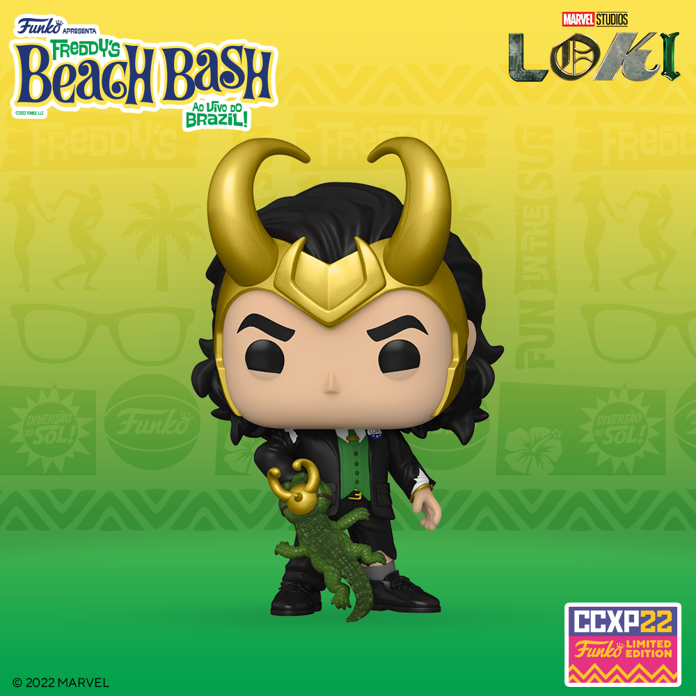 Funko POP! Television: Marvel Studios' Loki - President Loki Funko Pop! Vinyl Figure – 2022 Comic Con Experience CCXP, 2022 Winter Convention, and Target Exclusive