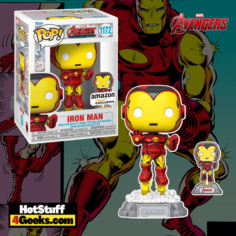 New Marvel S Avengers 60th Comic Iron Man Funko Pop And Pin