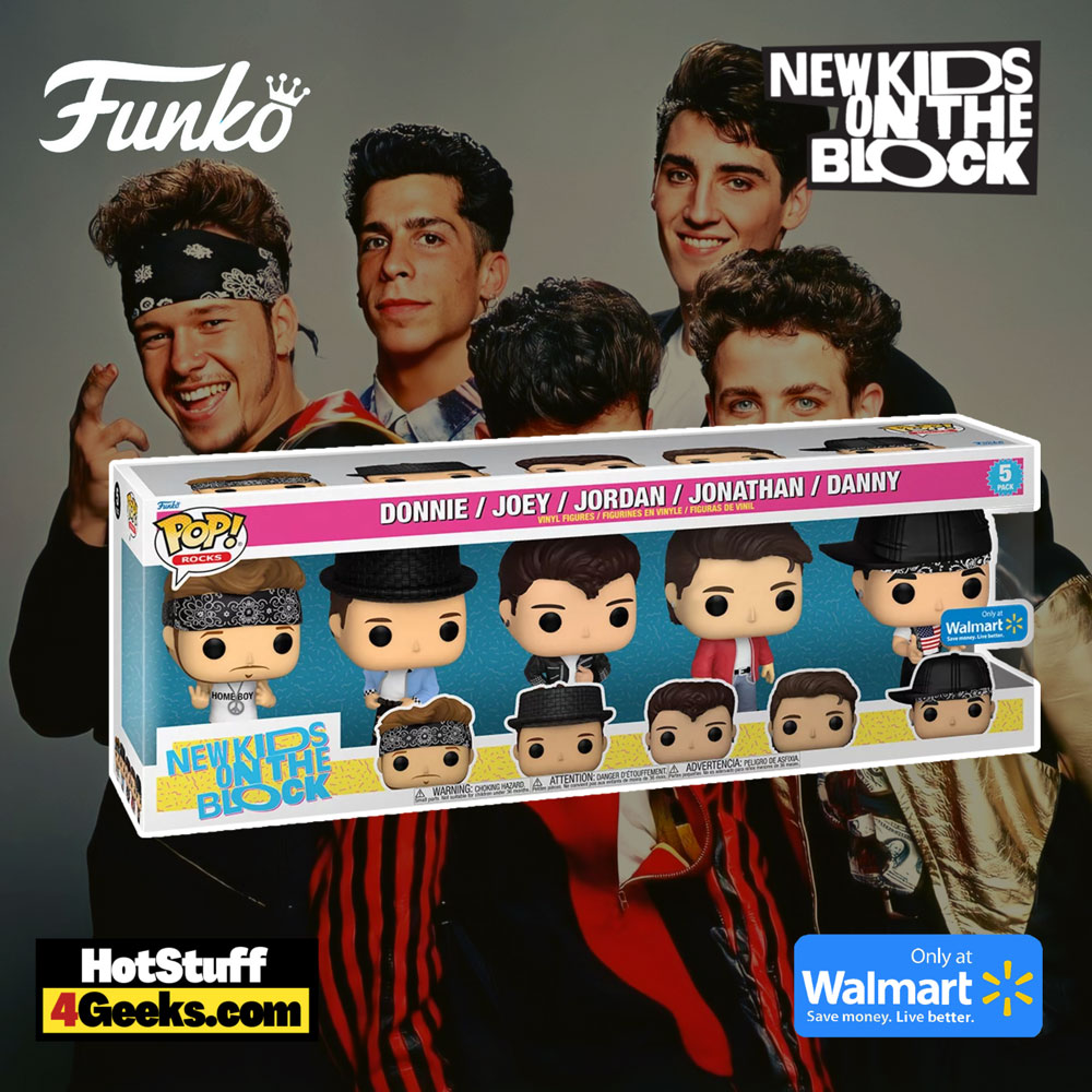 New Kids on the Block 5-pack Funko Pop! Vinyl Figure - Walmart Exclusive