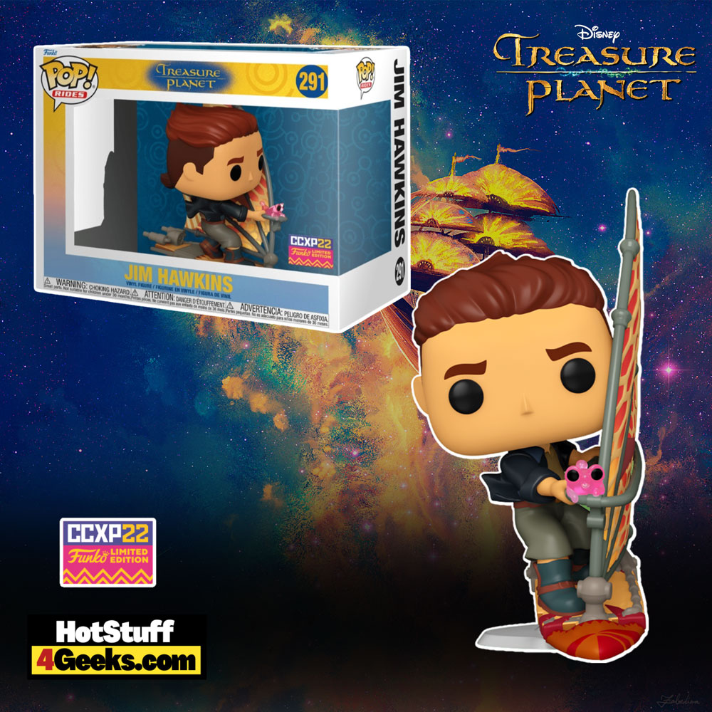 Funko POP! Ride: Treasure Planet - Jim Hawkins Funko Pop! Vinyl Figure – 2022 Comic Con Experience CCXP, 2022 Winter Convention, and Walmart Exclusive