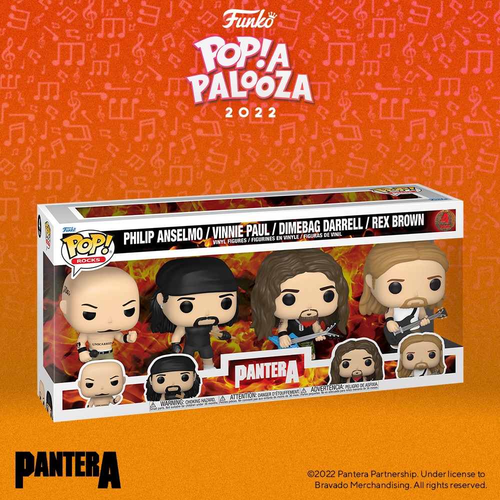 Funko Pop! Rocks: Pantera 4-pack Funko Pop! Vinyl Figures