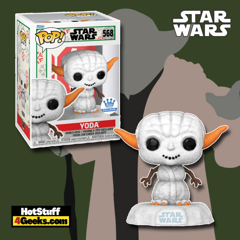 2022 NEW Star Wars Holiday Yoda Snowman Funko Pop! EXC