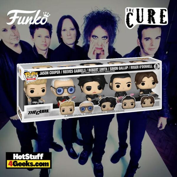 2022 NEW Pop! Rocks: The Cure 5-Pack Funko Pops!