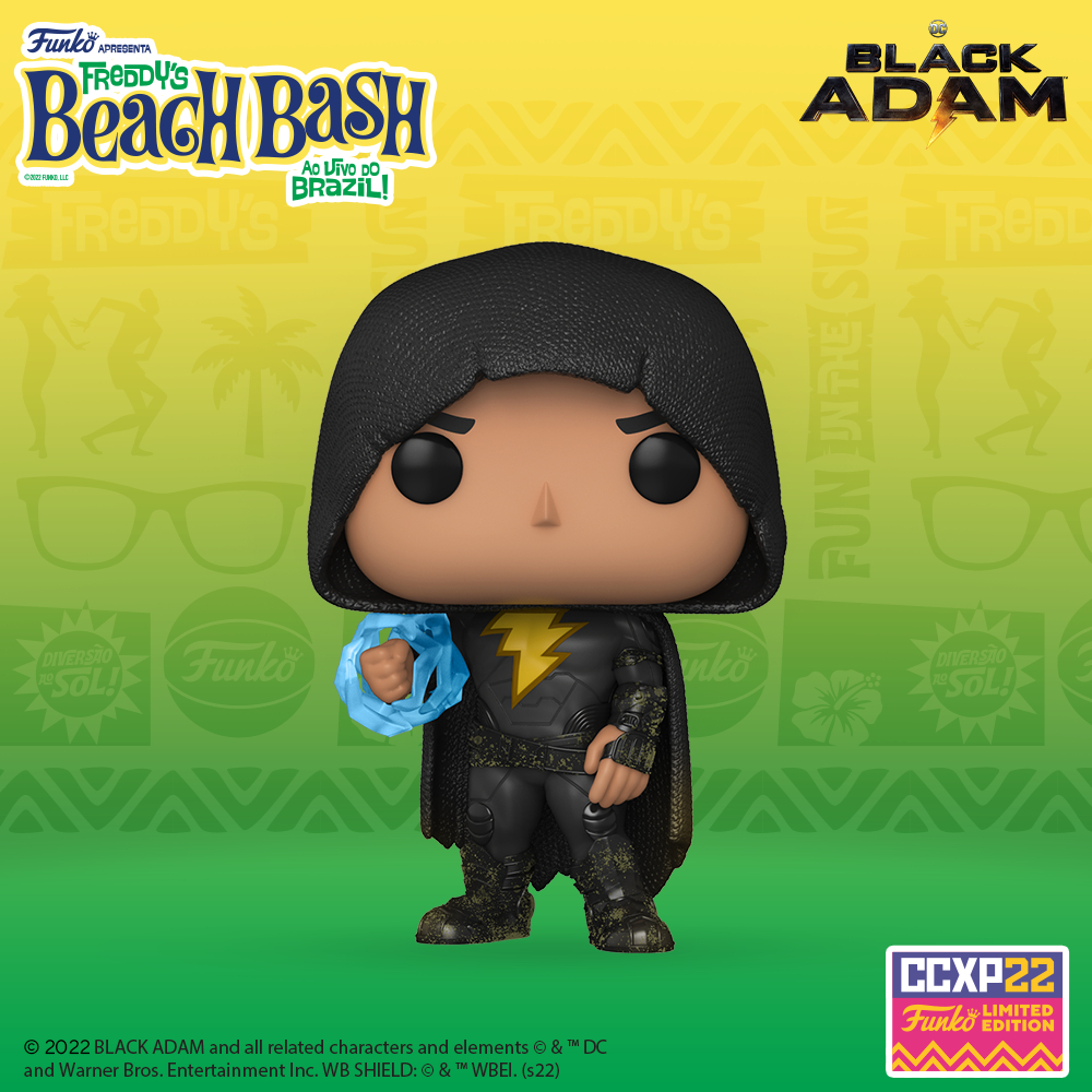 Funko POP! Black Adam - Black Adam Pop! Vinyl Figure – 2022 Comic Con Experience CCXP, 2022 Winter Convention, and Amazon Exclusive