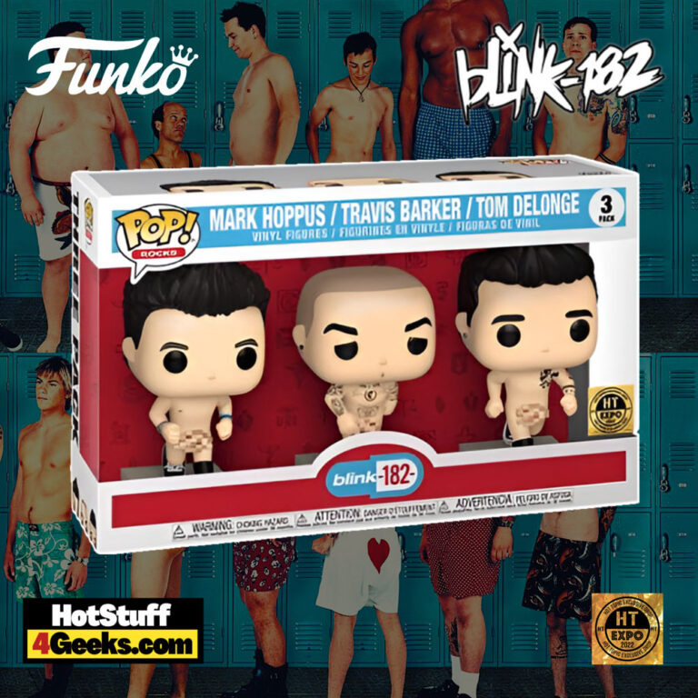 Funko Pop! Rocks: Blink-182's "What's My Age Again?" 3-Pack Funko Pop! Vinyl Figures - Hot Topic Expo 2022 Exclusive