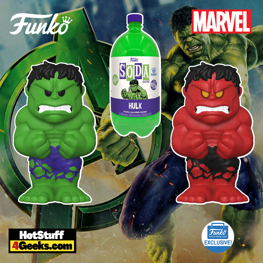 unko Pop! Soda: Marvel - Hulk 3 Liter Funko Soda Figure with Chase Variant - Funko Shop Exclusive