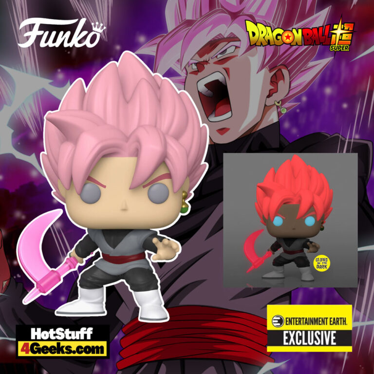 Funko Pop! Animation: Dragon Ball Super - Super Sayain Rosé Goku Black GITD Funko Pop - Entertainment Exclusive