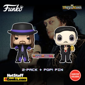 2022 NEW WWE: Undertaker & Paul Bearer Funko Pop! with Pin