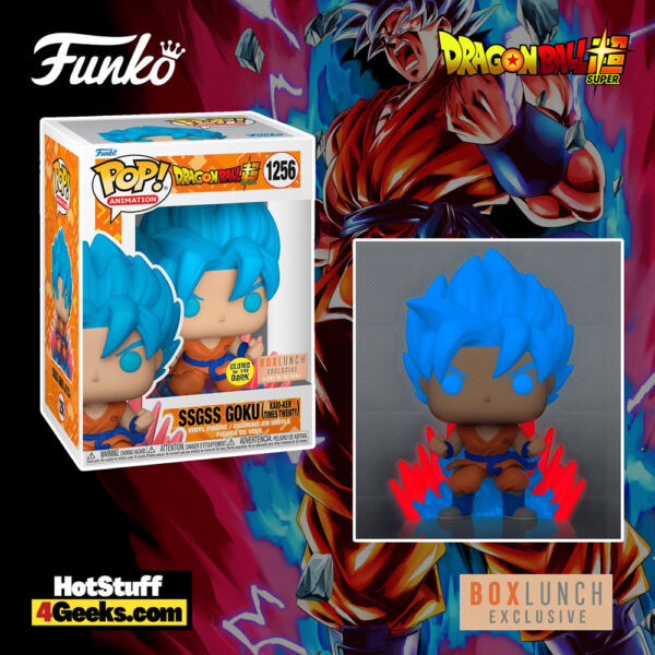 2023 NEW DBZS - SSGSS Goku (Super Saiyan Blue) GITD Funko Pop!