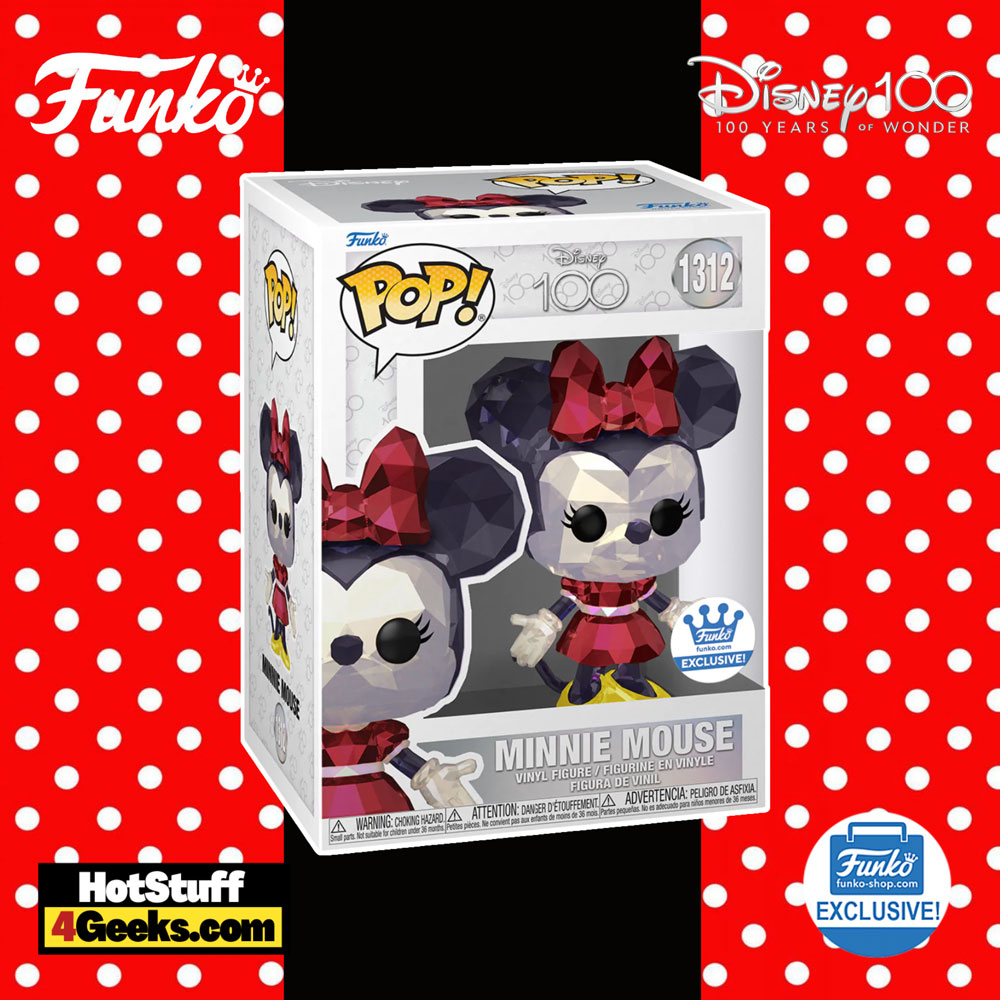 Funko Pop! Disney 100th Anniversary: Minnie Mouse (Facet) Funko Pop! Vinyl Figure – Funko Shop Exclusive