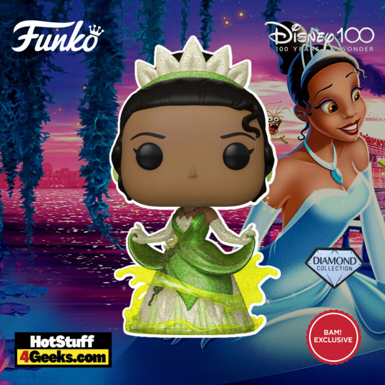 Funko Pop! Disney 100th Anniversary: The Princess and The Frog: Tiana Diamond Glitter Funko Pop! Vinyl Figure - Bam Exclusive (Funko Fair 2023)