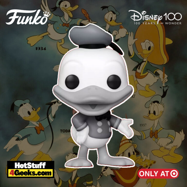 Funko Pop! Disney 100th Anniversary: Vintage Donald Duck (Black & White) Funko Pop! Vinyl Figure