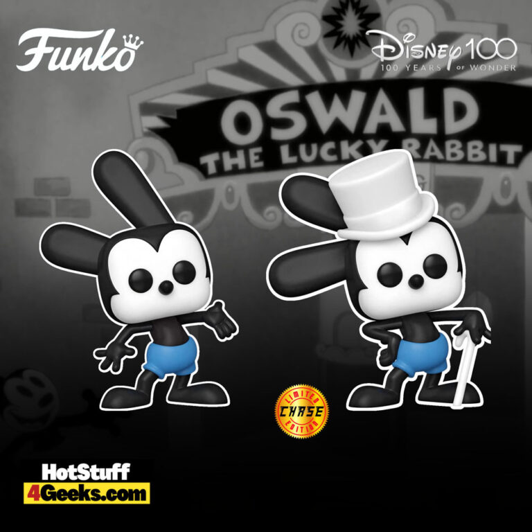 2023 Disney 100 Years: Oswald the Lucky Rabbit Funko Pops & Soda