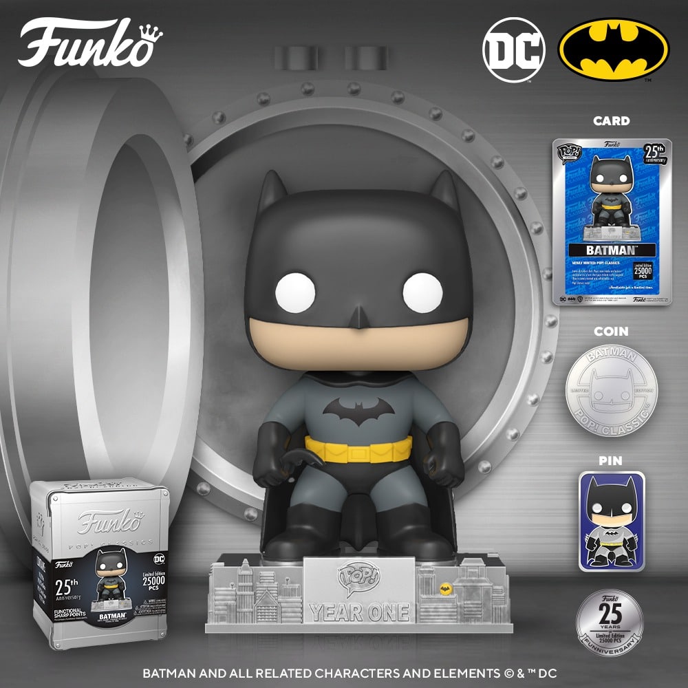 Batman and Joker Funko pop anniversary limited edition 25000 psc