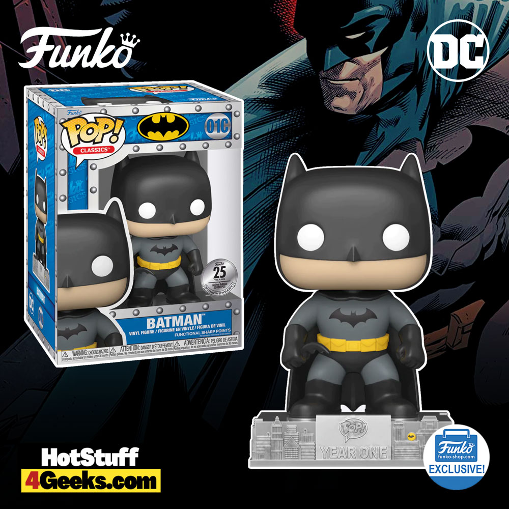 Funko Preps Limited Edition 25th Anniversary Batman Funko Pop Bundle For  Launch