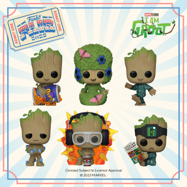 2023 NEW Marvel Studios I Am Groot Funko Pops!