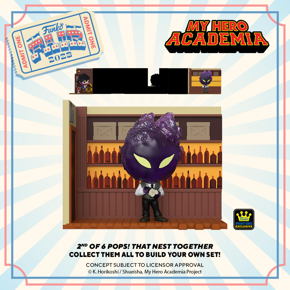 Funko Pop! Animation: My Hero Academia Build-a-scene League of Villains – Kurogiri Funko Pop! Deluxe Vinyl Figure – Specialty Series Exclusive (2nd of 6 pops figures)