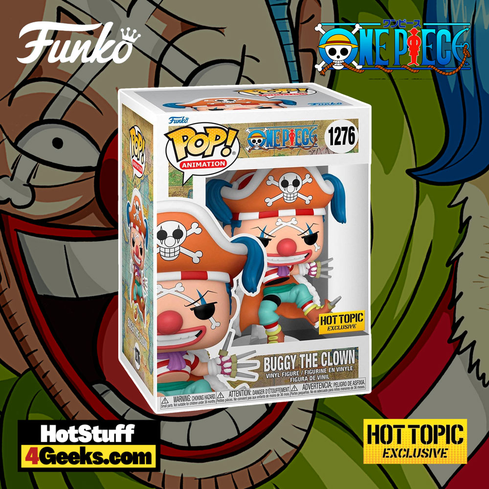 Funko POP! One Piece - Buggy the clown 1276, Funko POP!