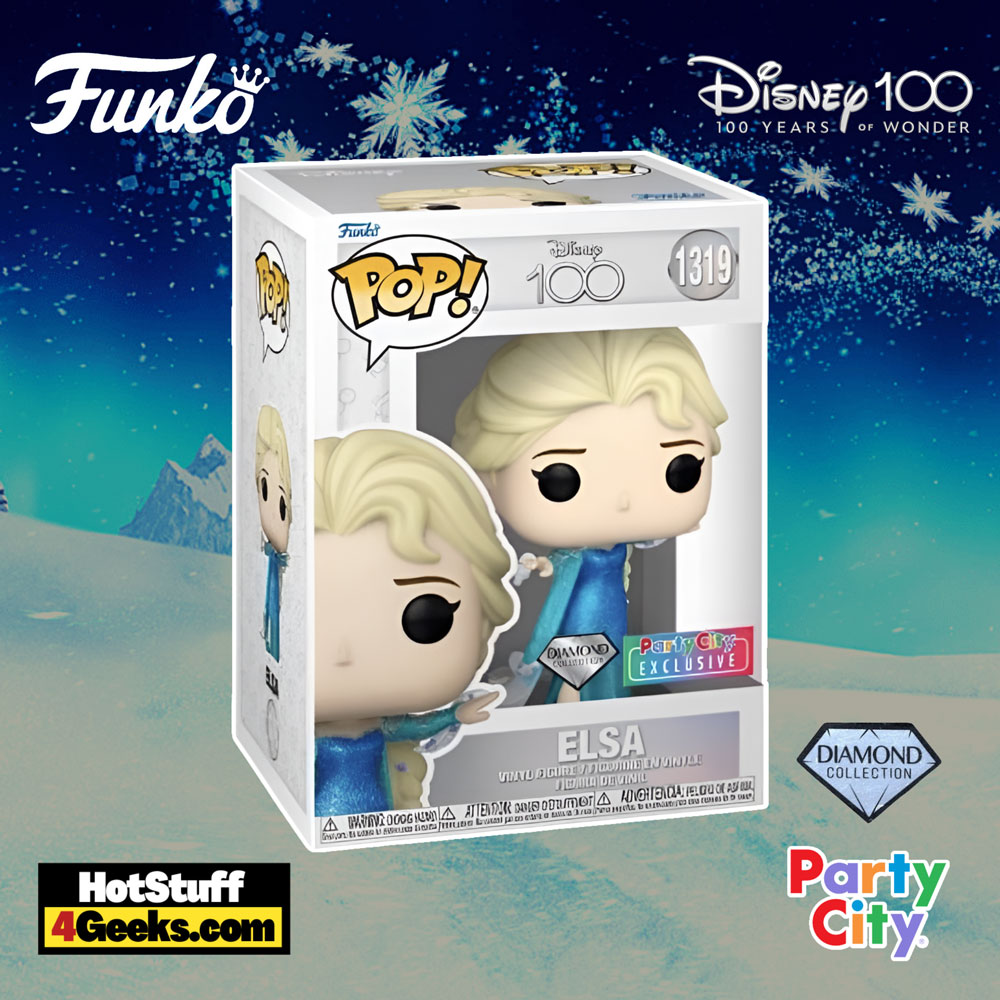 Funko Pop! Disney 100th Anniversary: Frozen - Elsa Funko Pop! Vinyl Figure - Party City Exclusive (Funko Fair 2023)