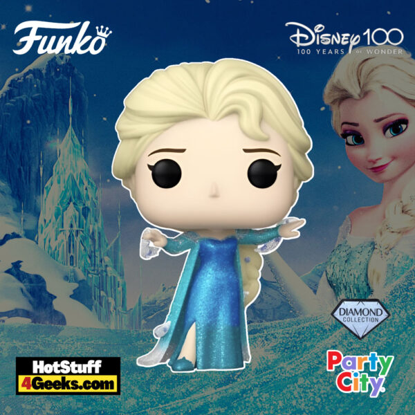 2023 Disney 100 Years Frozen Elsa Diamond Glitter Funko Pop 5899