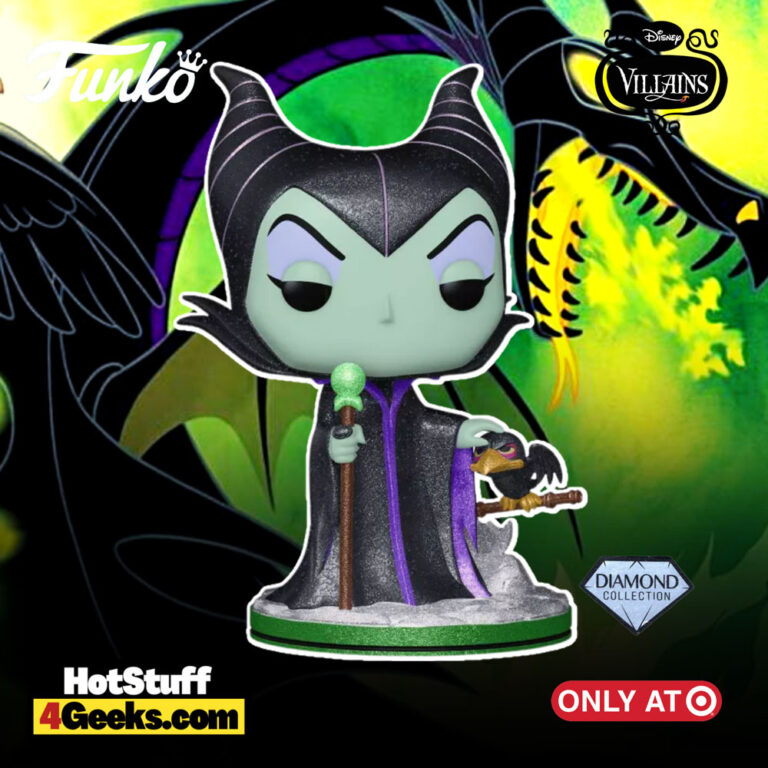 Funko POP! Disney Villains: Maleficent Diamond Glitter Funko Pop! Vinyl Figure – Target-Con 2023 exclusive