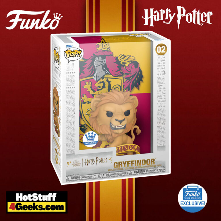 Funko Pop! Cover Art: Harry Potter -  Gryffindor Funko Pop! Art Cover Vinyl Figure - Funko Shop Exclusive