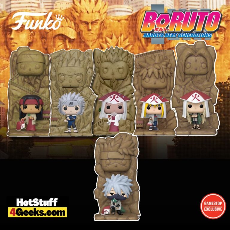 2023 NEW Boruto Hokage Rock Series of 7 Funko Pop! Figures