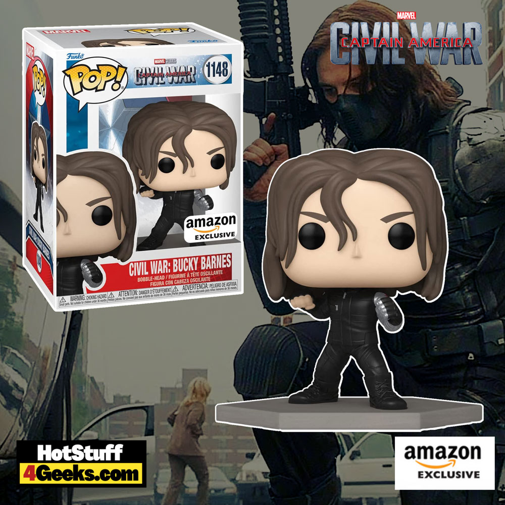 Marvel Civil War Build A Scene - Bucky Barnes Funko Pop! Vinyl Figure