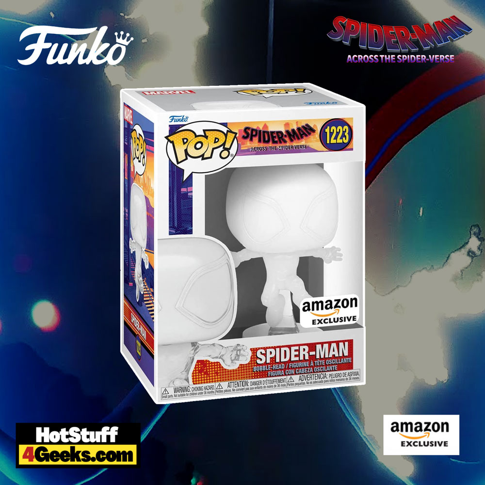 Funko Pop! Marvel: Spider-Man: Across The Spider-Verse - Spider-Man Translucent Funko Pop! Vinyl Figure Amazon Exclusive