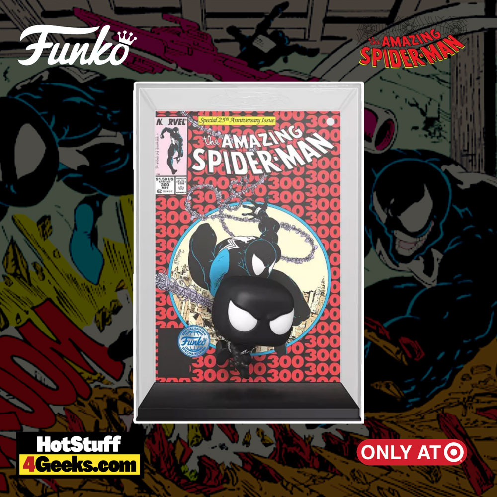 Funko POP! Comic Covers: The Amazing Spider-Man #300 Funko Pop! Comic Cover Vinyl Figure – Target-Con 2023 exclusive