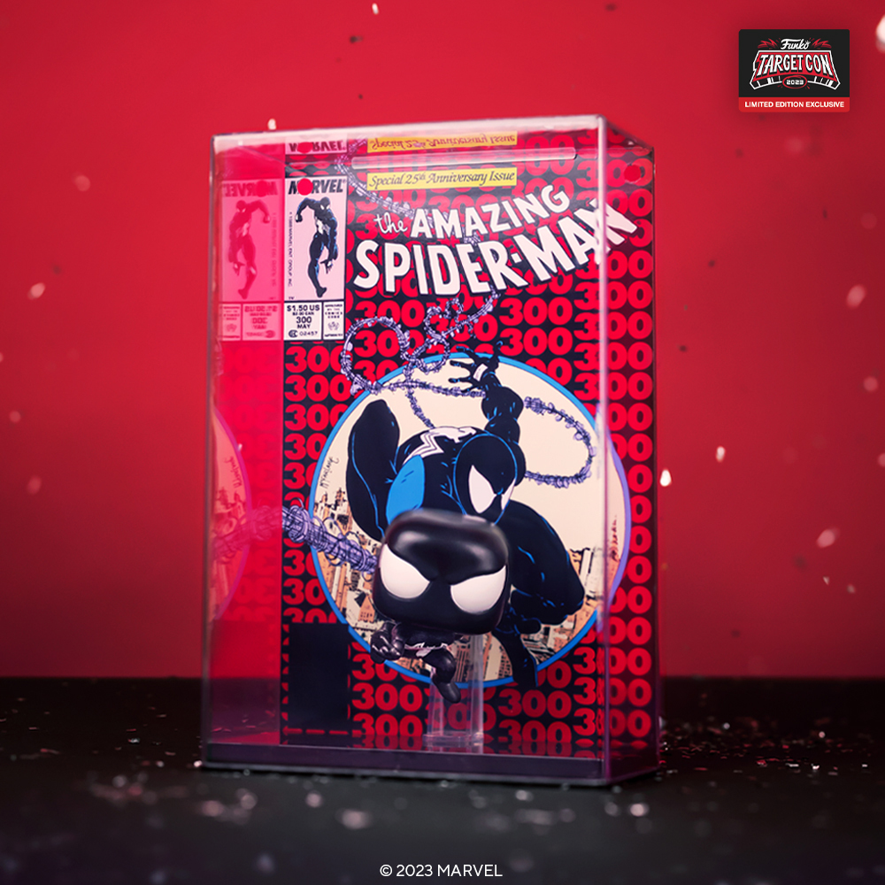 Funko POP! Comic Covers: The Amazing Spider-Man #300 Funko Pop! Comic Cover Vinyl Figure – Target-Con 2023 exclusive