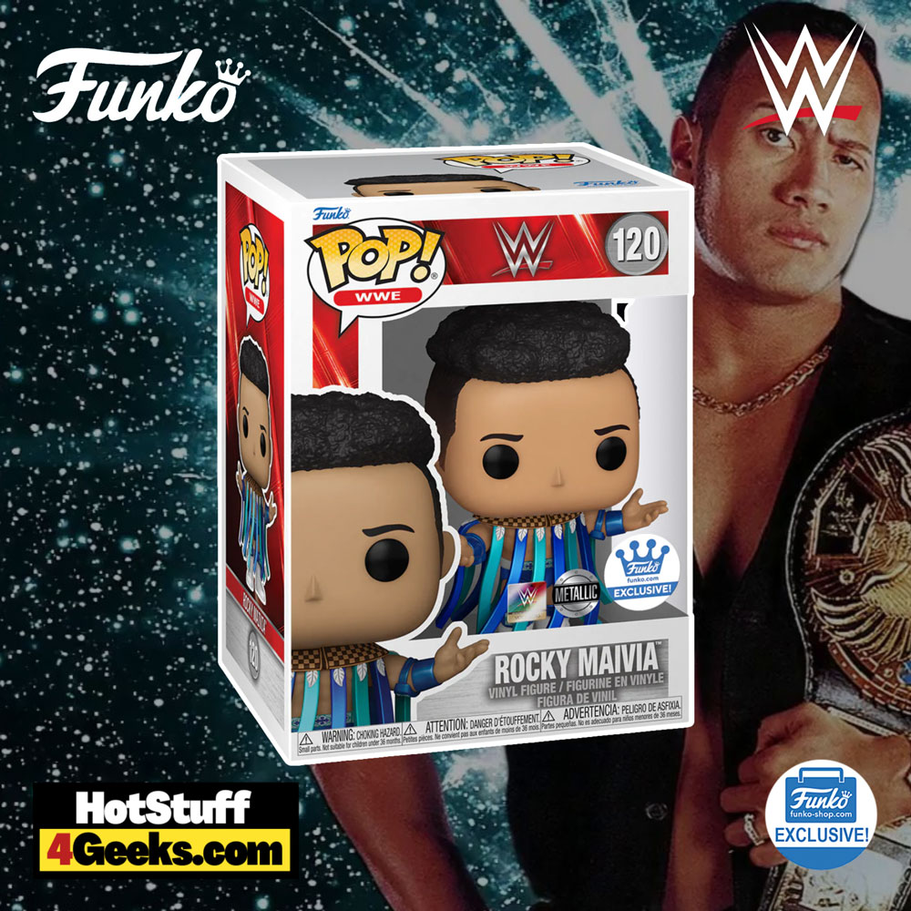 Funko Pop! WWE: Rocky Maivia (Metallic) Funko Pop! Vinyl Figure – Funko Shop Exclusive