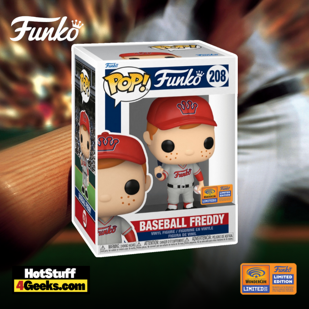 WonderCon 2023 Freddy Funko as Baseball Freddy Funko Pop!